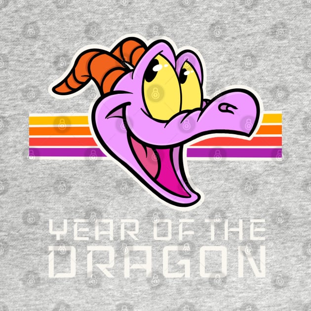 Year of the dragon Happy little purple dragon of imagination by EnglishGent